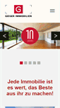 Mobile Screenshot of geiser-immobilien.ch